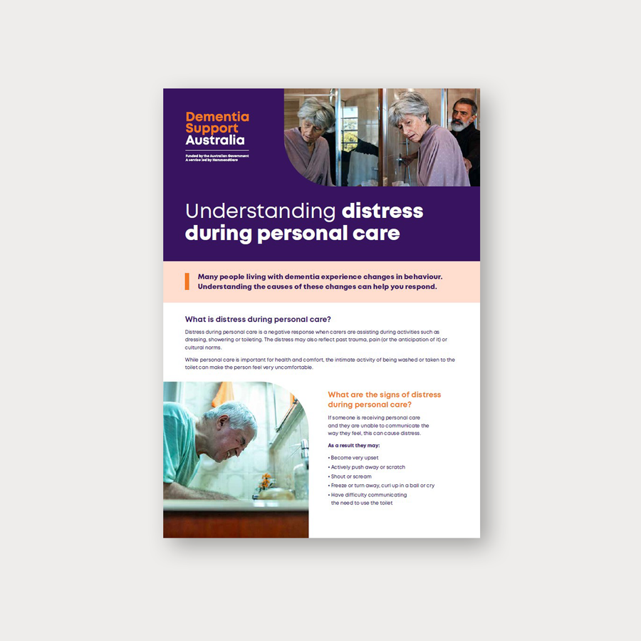 Distressed Behaviour All Resources | Dementia Support Australia – Order Resources | DSA